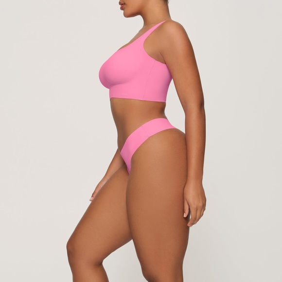 SKIMS NAKED SCOOP LONGLINE BRALETTE OXIDE SIZE XL - Picture 4 of 5